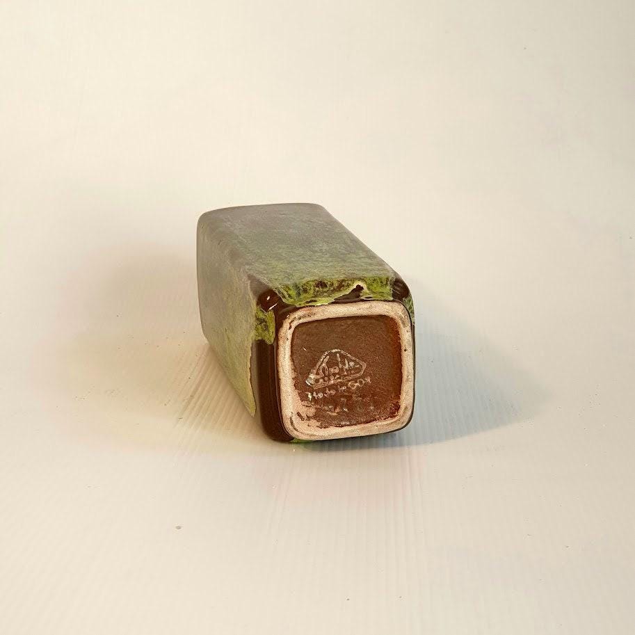 Vintage Strehla GDR Ceramic Fat Lava Vase from the 50's - Rare Find with Original Signature!