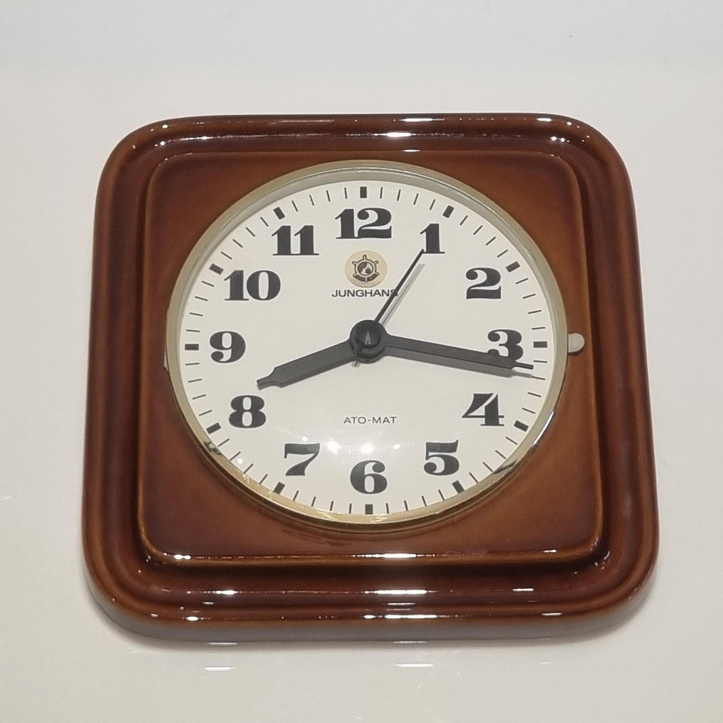 Vintage Junghans Germany ceramic Wall Clock - A Timeless Piece from the 70s
