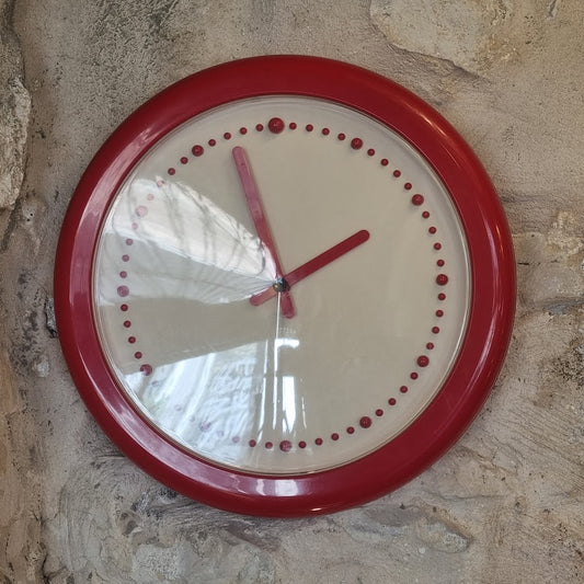 ⏰ נגיעה של עיצוב איטלקי אטומטי לבית: שעון קיר וינטג' איקוני Rexite ZERO 980 🇮🇹🔴
