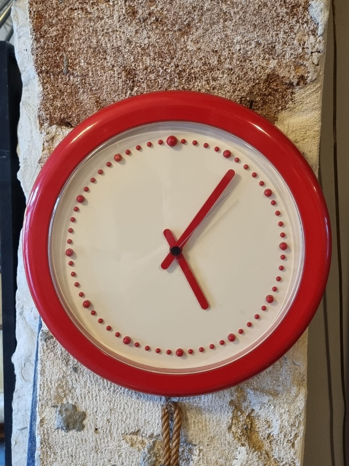 ⏰ נגיעה של עיצוב איטלקי אטומטי לבית: שעון קיר וינטג' איקוני Rexite ZERO 980 🇮🇹🔴
