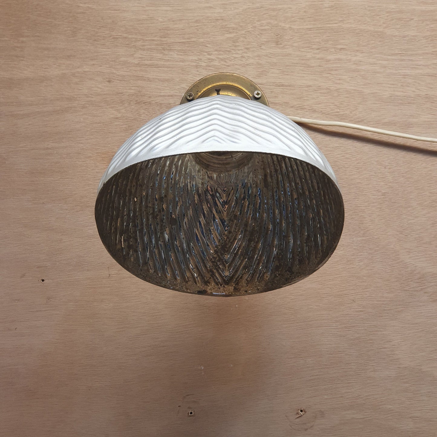 Rare 1930s English Wall Light by Helioray with Original Label - Restored