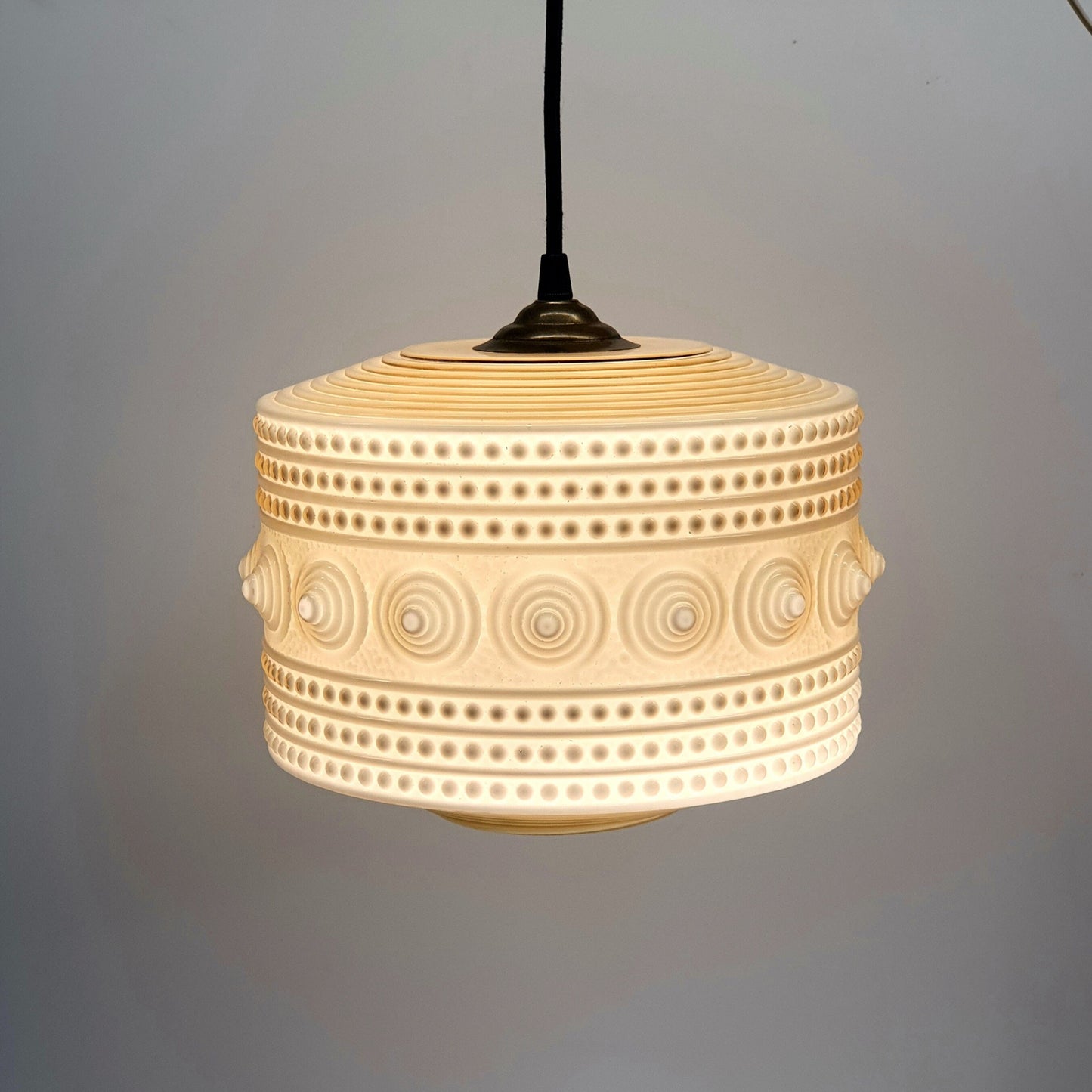 Mid Century Modern Helena Tynell Pendant Light Fixture - 1960s Scandinavian Design