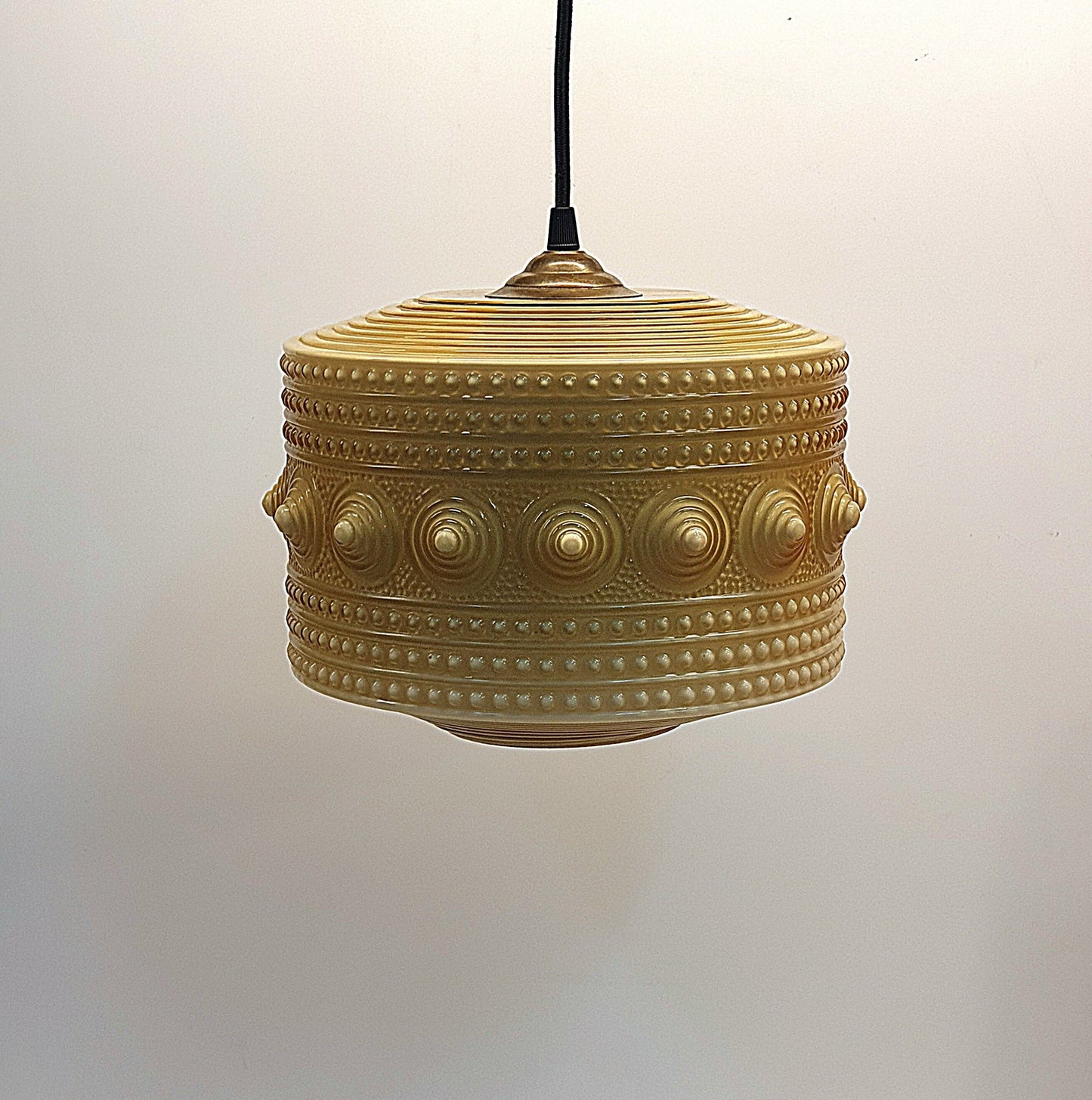 Mid Century Modern Helena Tynell Pendant Light Fixture - 1960s Scandinavian Design