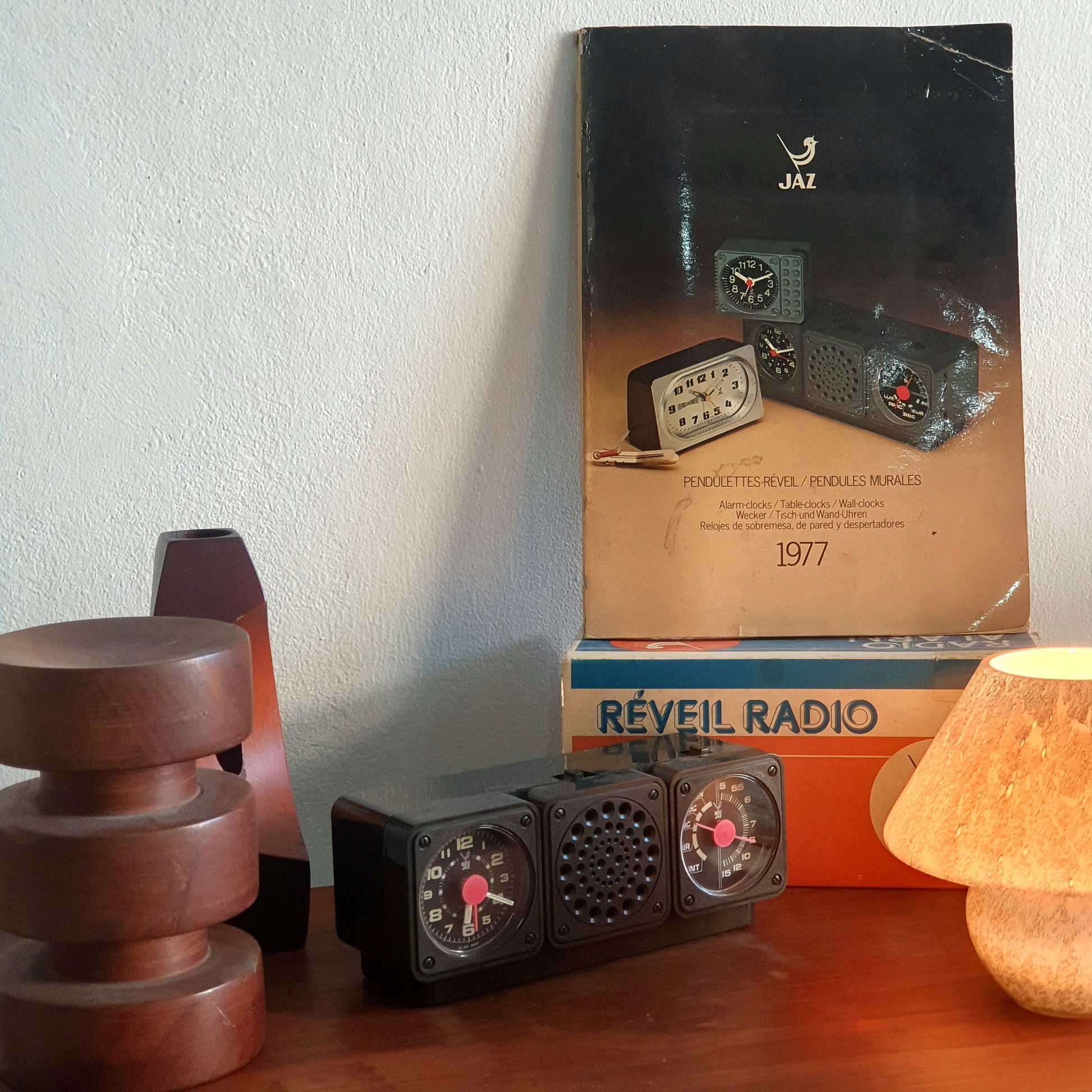 Radio JAZ radio alarm clock Gardic 1977 - 1979 France unique vintage collection