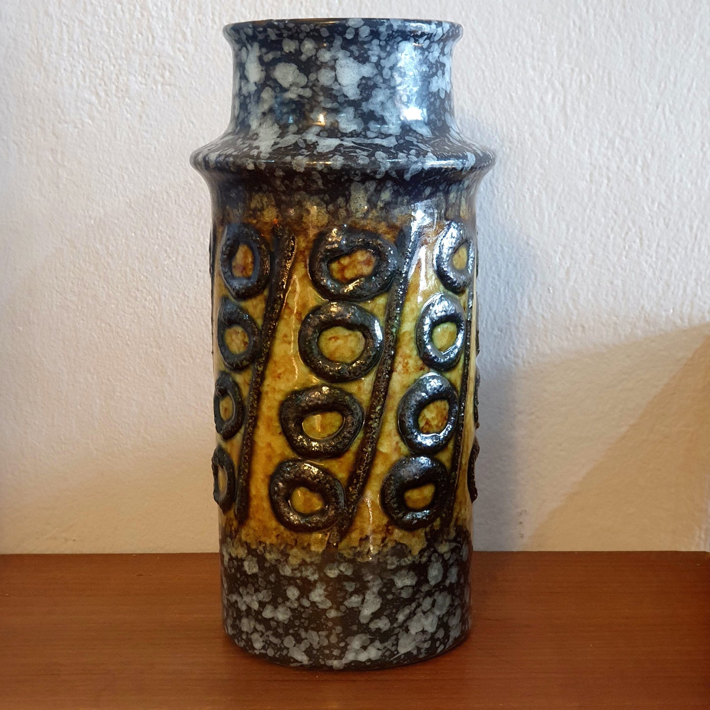 Rare Vintage West German Vase 60's Era Fat Lava Ceramic Mid Century Modern Decor