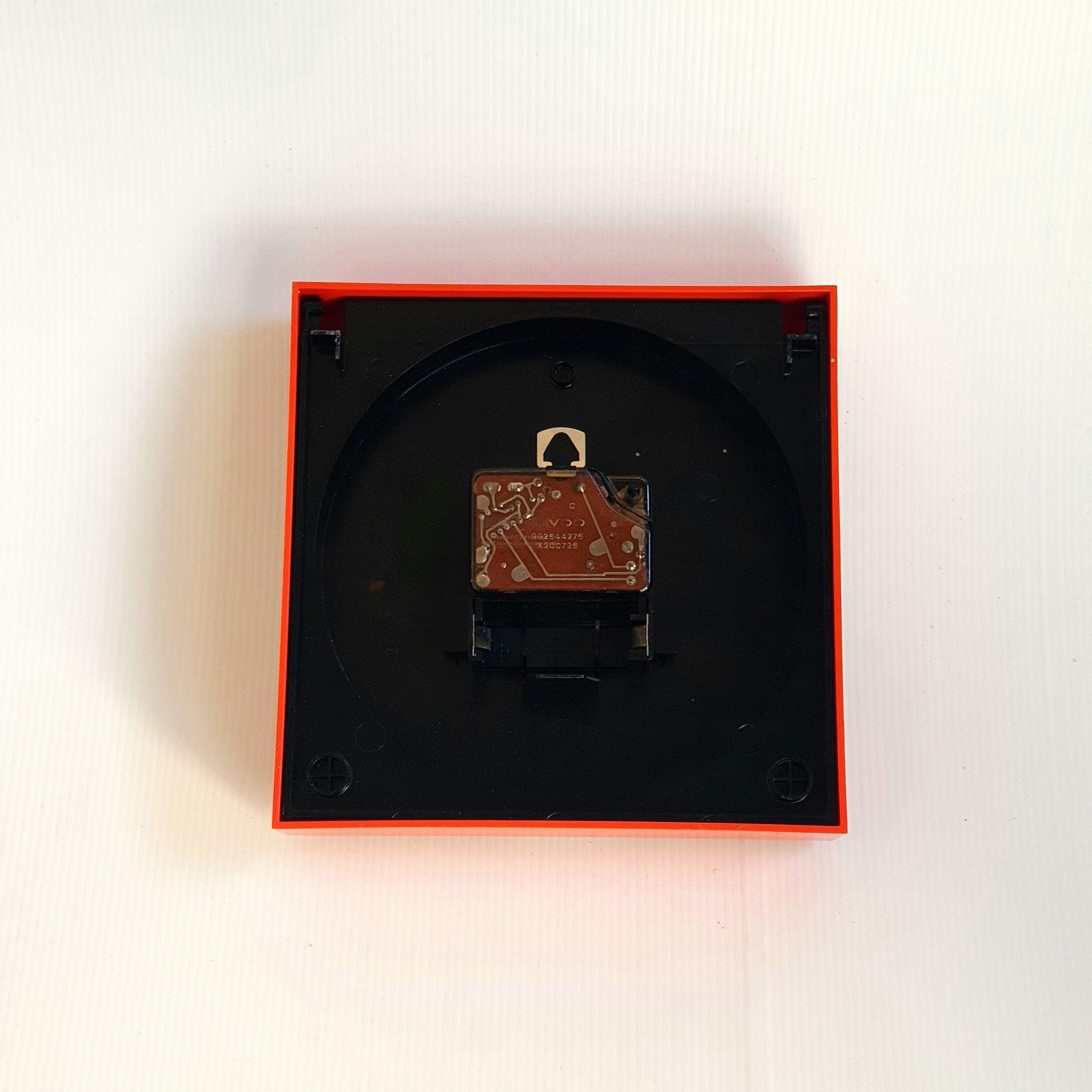 Vintage KRUPS German Wall Clock | Mid Century Modern 70&#39;s Electronic Model No.613 | Black Dial | German Design Icon