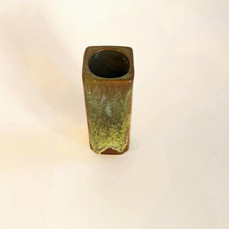 Vintage Strehla GDR Ceramic Fat Lava Vase from the 50&#39;s - Rare Find with Original Signature!