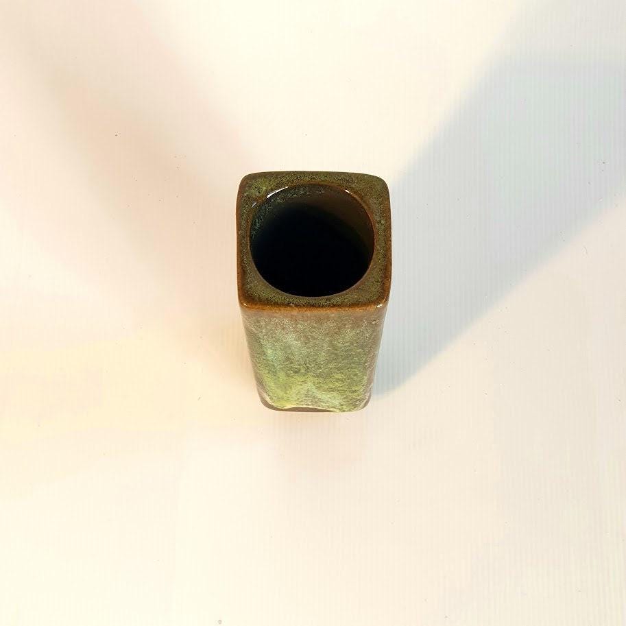 Vintage Strehla GDR Ceramic Fat Lava Vase from the 50&#39;s - Rare Find with Original Signature!