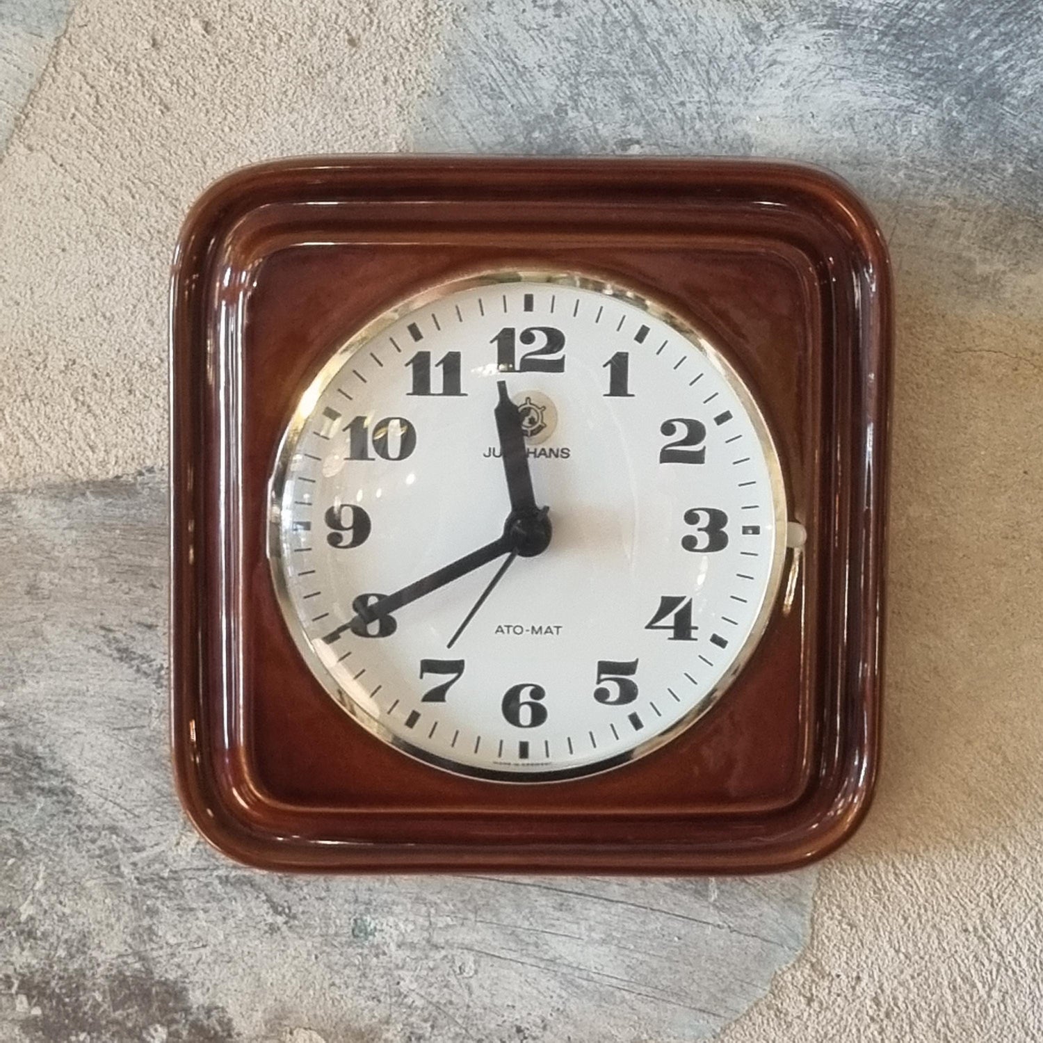 Vintage Junghans Germany ceramic Wall Clock - A Timeless Piece from the 70s