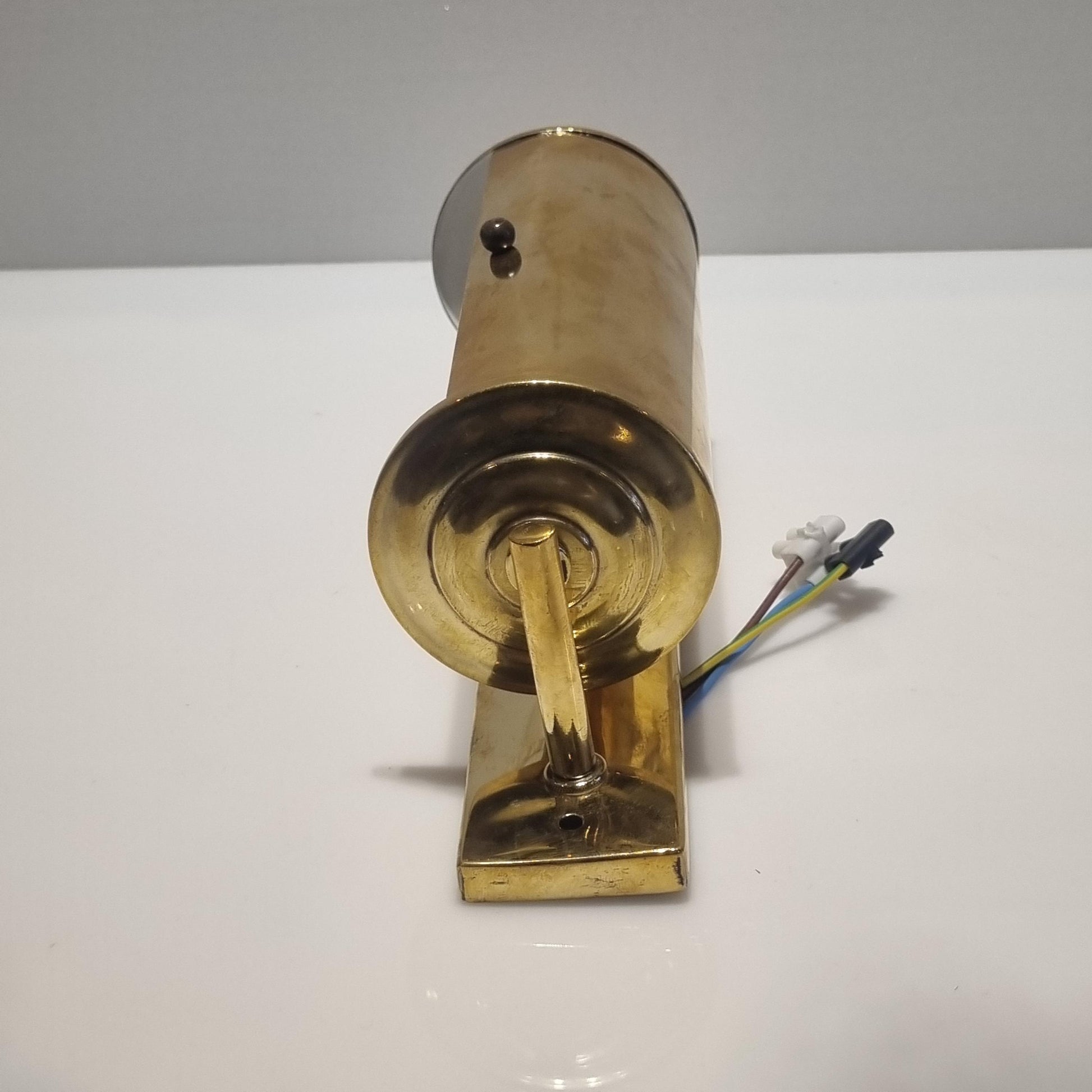 Vintage Brass Wall Picture Lamp, Fully Restored Lamp, Antique Brass Light, Wall Sconce, Vintage Home Decor