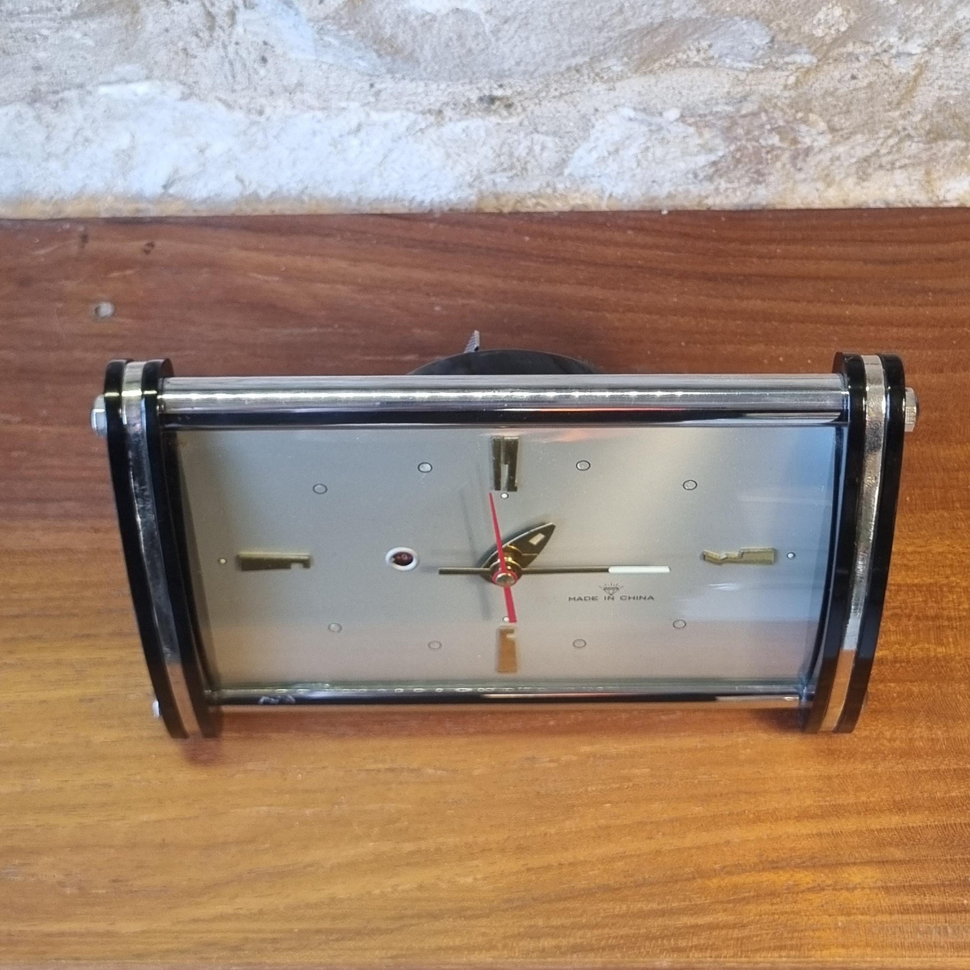 Vintage Shanghai Diamond Wind-Up Alarm Clock – Retro Space Age Design