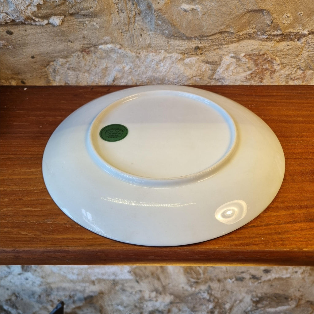 Vintage Rothenburg Collector Plate Barbara Furstenhofer – 22 cm Porcelain Bavarian Wall Art Germany 1980s