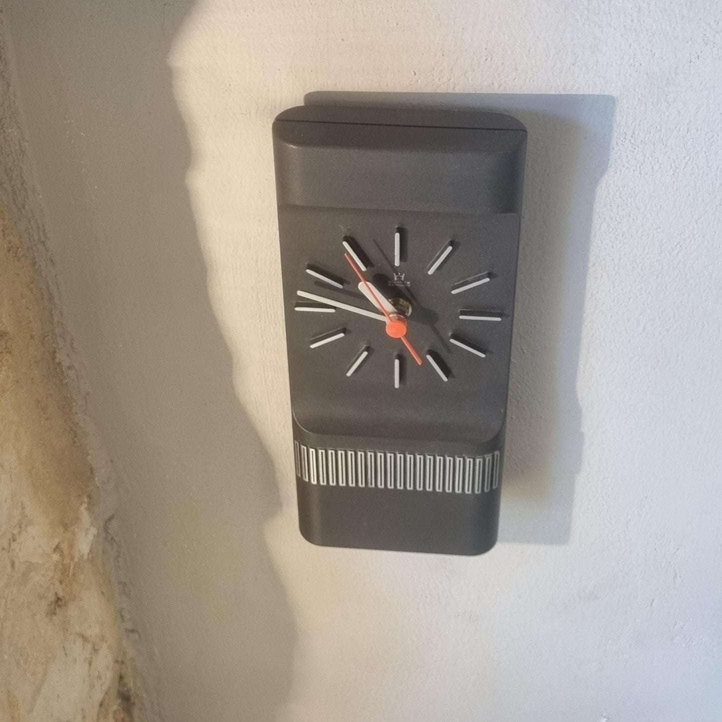 Vintage Aachen Design Bauhaus Wall Clock German Mid-Century Modern Space Age Decor