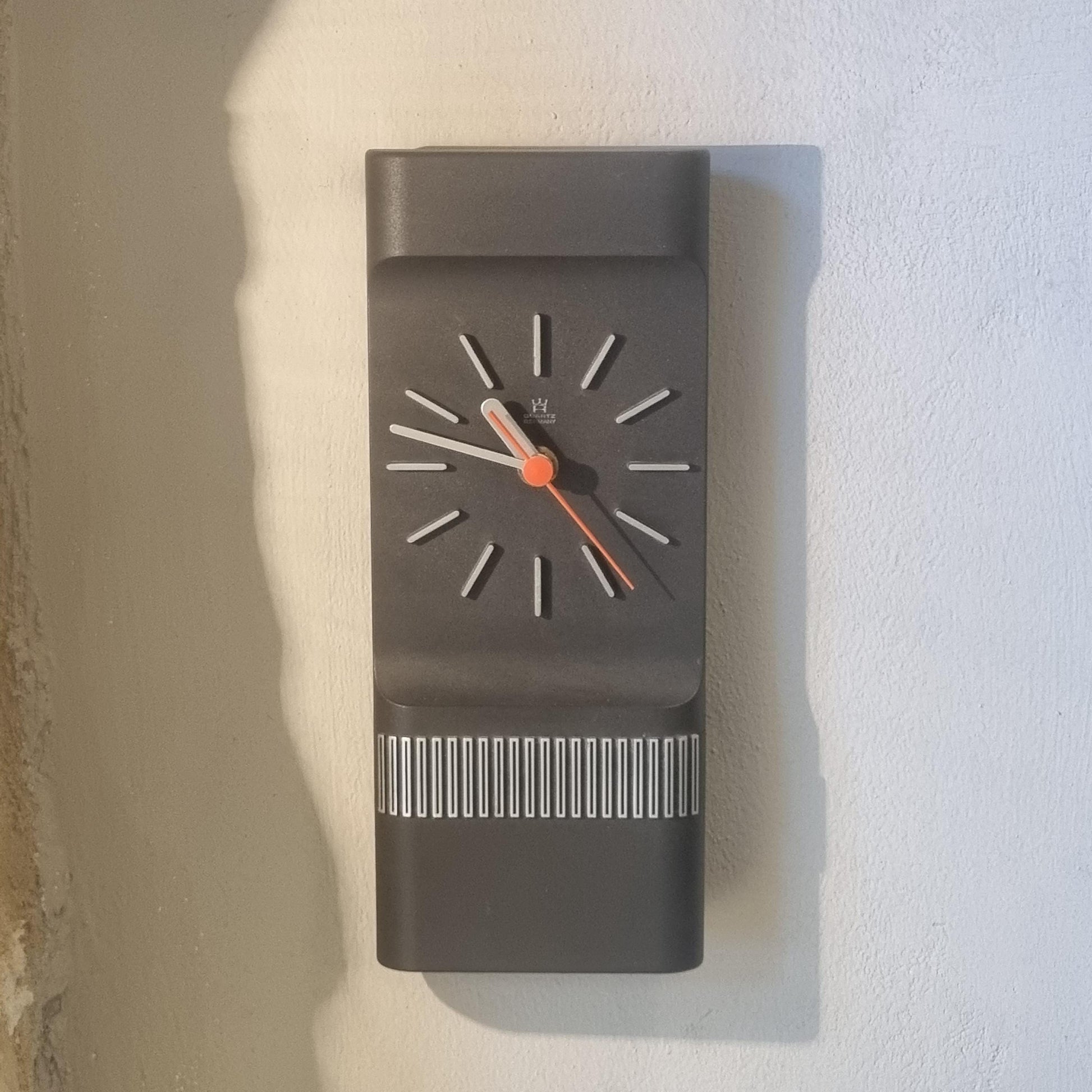 Vintage Aachen Design Bauhaus Wall Clock German Mid-Century Modern Space Age Decor