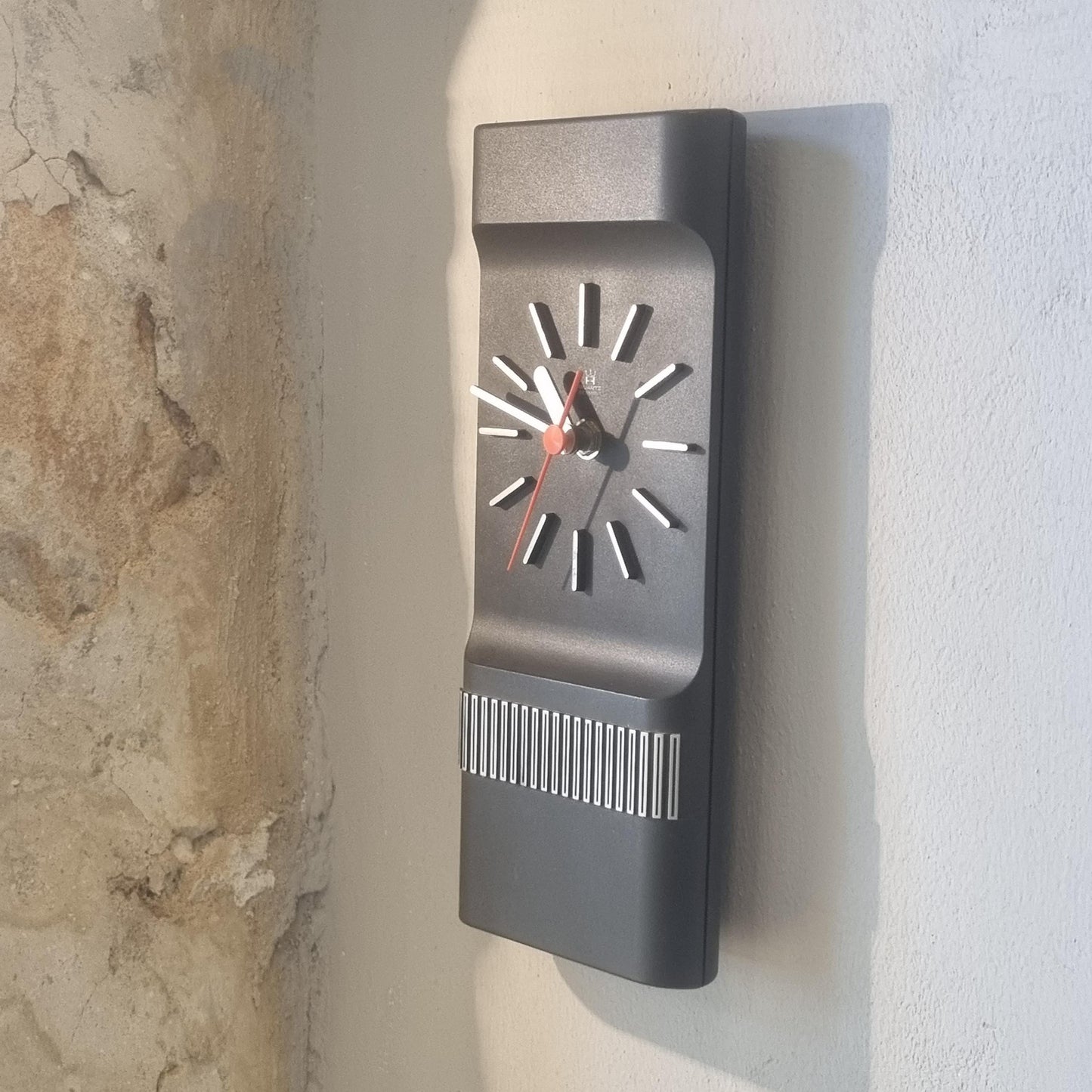 Vintage Aachen Design Bauhaus Wall Clock German Mid-Century Modern Space Age Decor