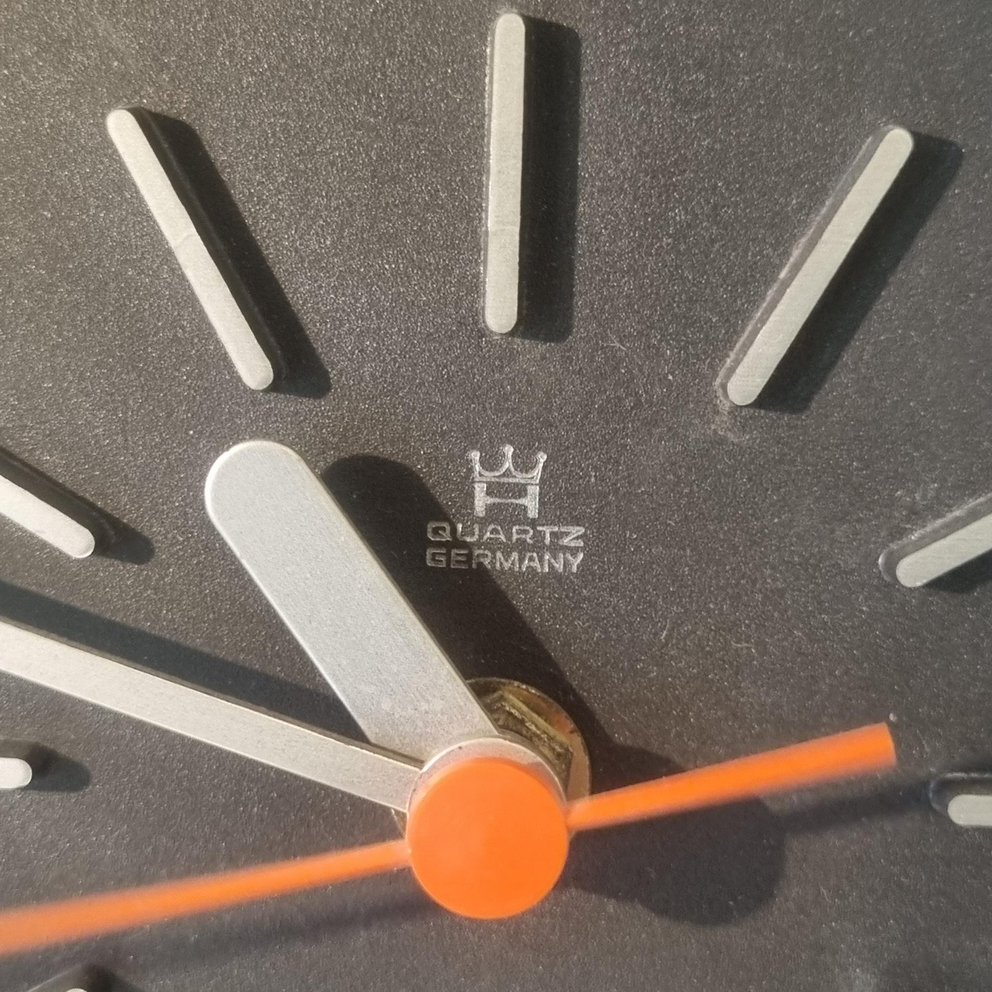 Vintage Aachen Design Bauhaus Wall Clock German Mid-Century Modern Space Age Decor