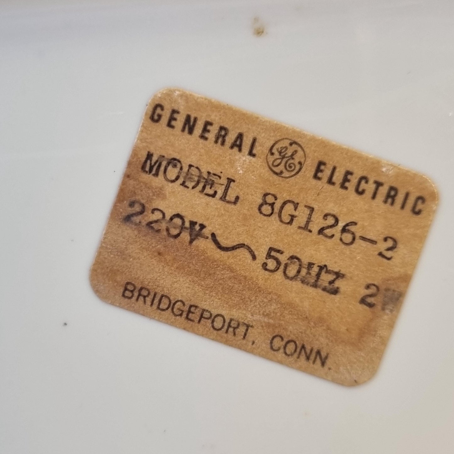 Vintage General Electric Flip Alarm Clock – 1970s Retro Space Age Mid Century Modern