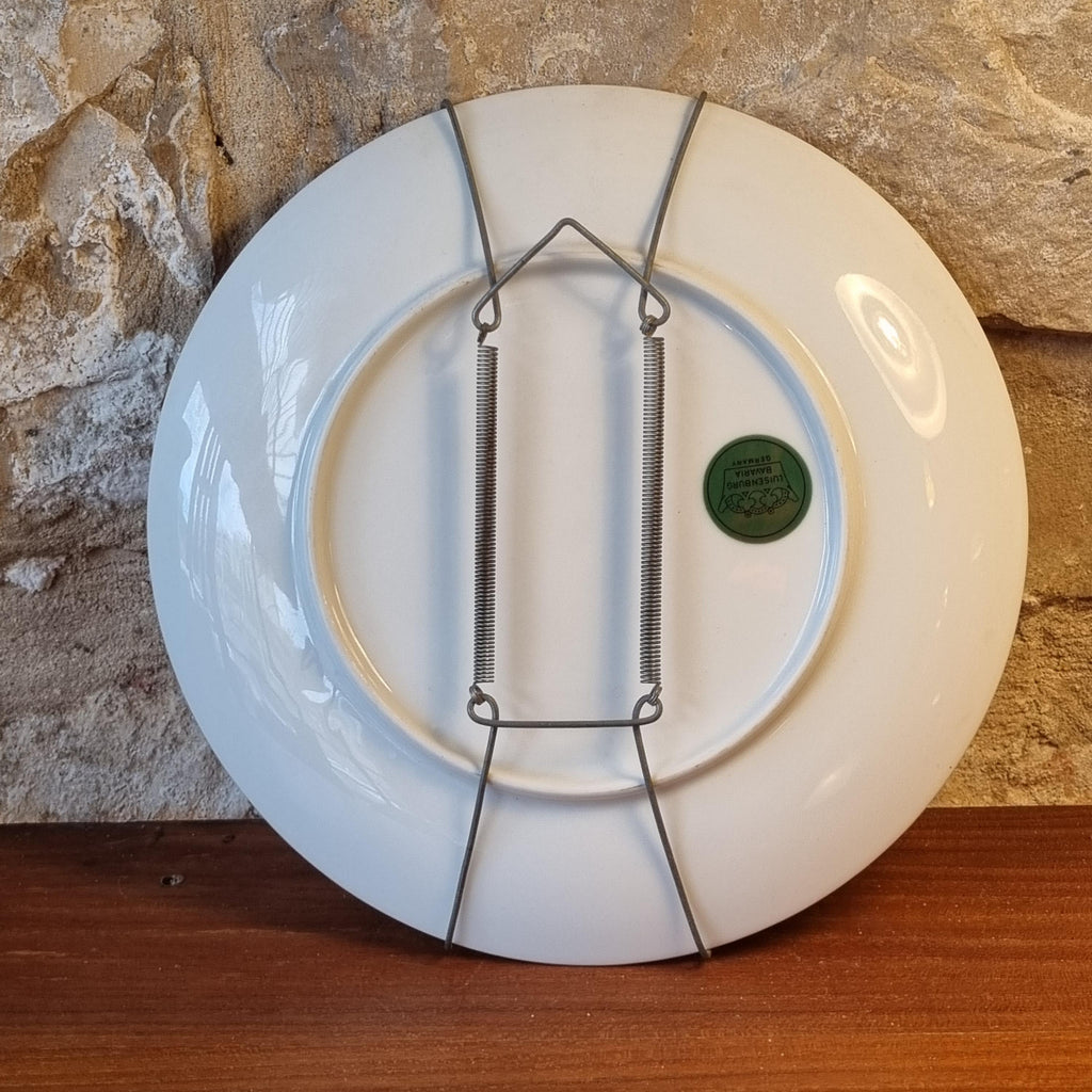 Vintage Rothenburg Collector Plate Barbara Furstenhofer – 22 cm Porcelain Bavarian Wall Art Germany 1980s